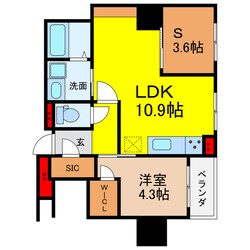 アウスレーベン都島Ⅰの物件間取画像